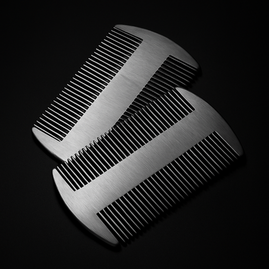 Polished Steel Styling Comb