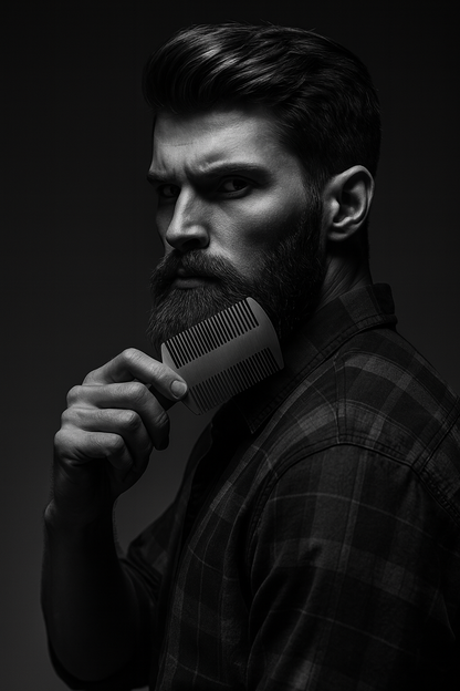 Polished Steel Styling Comb